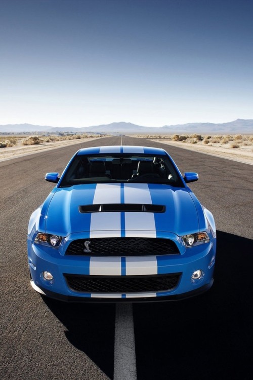Mustang Eletrico Azul
